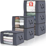 Fab totes Storage Bags 6-Pack