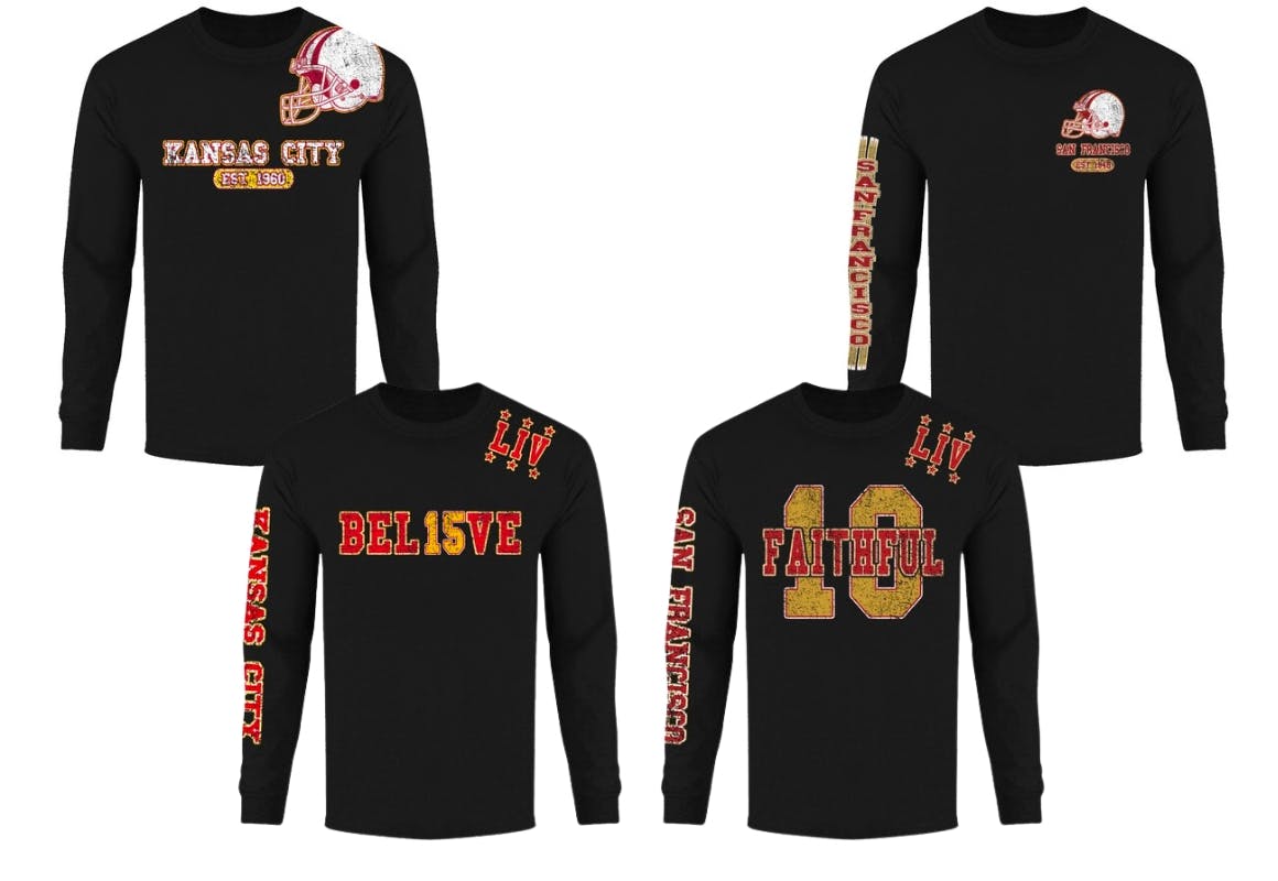 Men's Football Long-Sleeve Tee