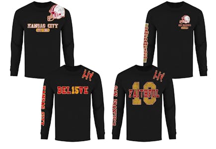 Men's Football Long-Sleeve Tee