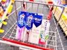 Crest toothpastes in a shopping cart