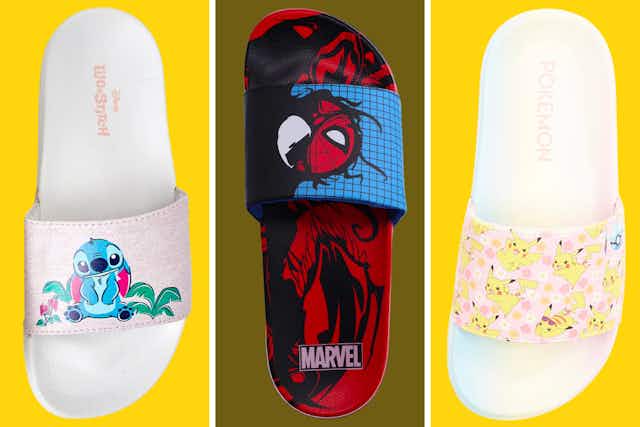Walmart Sandal Clearance on Disney, Marvel, and More — Prices Start at $9.71 card image