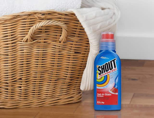 Shout Advanced Stain Remover Brush, as Low as $2.44 on Amazon card image