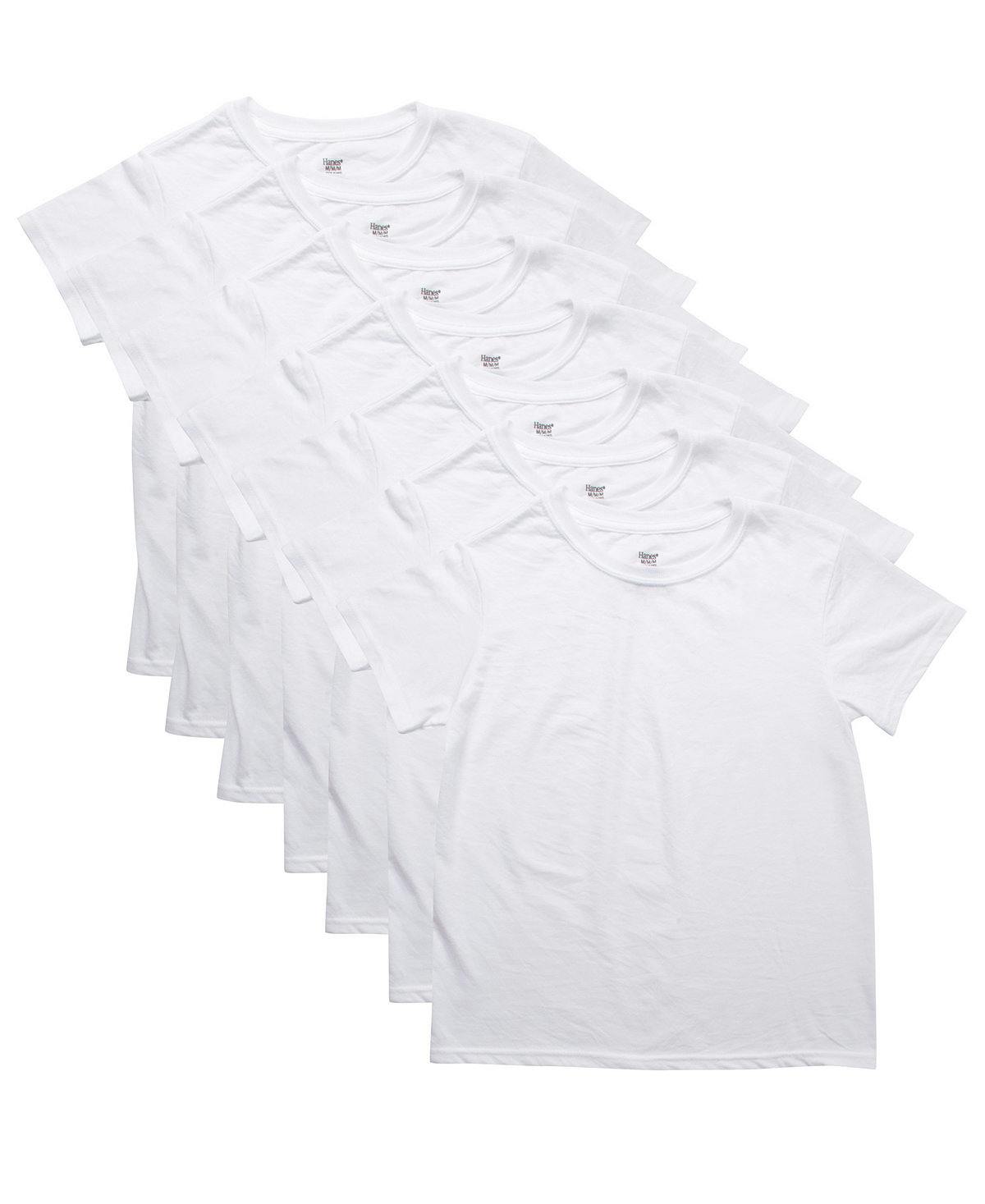Hanes Kids' Crewneck Undershirts 7-Pack
