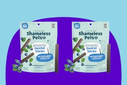 2 Shameless Pets Dental Chews B08GV5HRQT