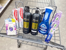 colgate oral-b tresemme febreze dawn items in walgreens cart