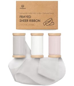Frayed Organza Ribbon Set