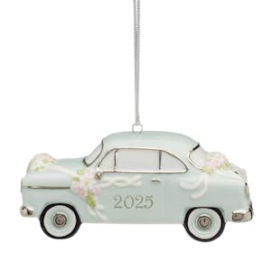 Lenox 2025 Just Married Car Ornament