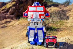 Transformers Converting Optimus Prime RC Car, $20 at Walmart (Reg. $85) card image