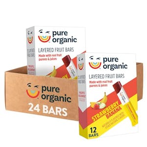 Pure Organic Layered Fruit Bars