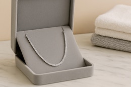 This Half-Carat Natural Diamond Tennis Necklace Is Just $48 (Reg. $600) card image