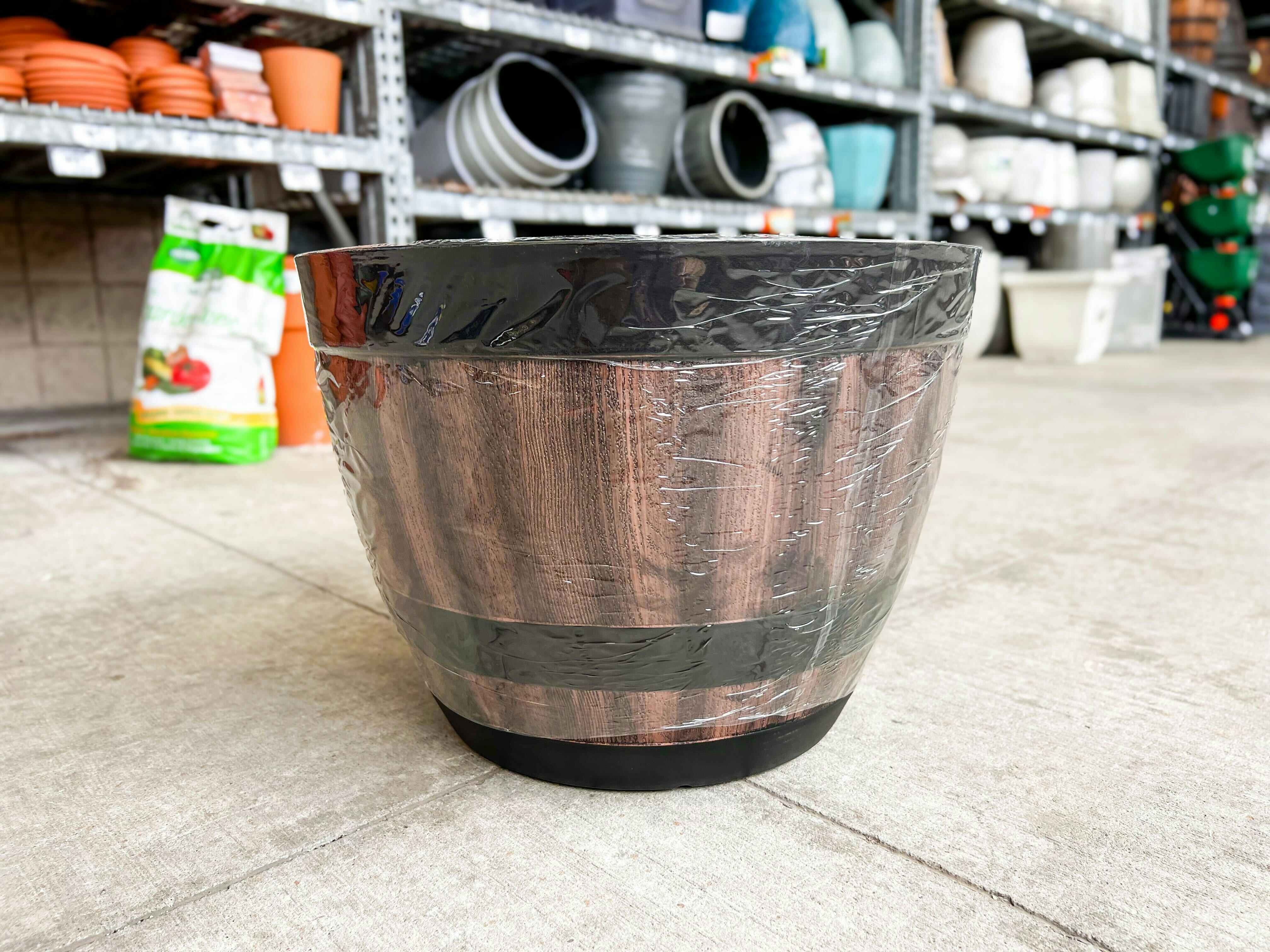 Wine Barrel Planters, Only $8.49 Each at Home Depot