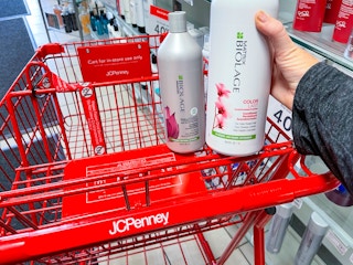 jcpenney biolage shampoo and conditioner in cart