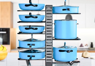 walmart 8 tier pot and pan organizer 1688649822 1688649822