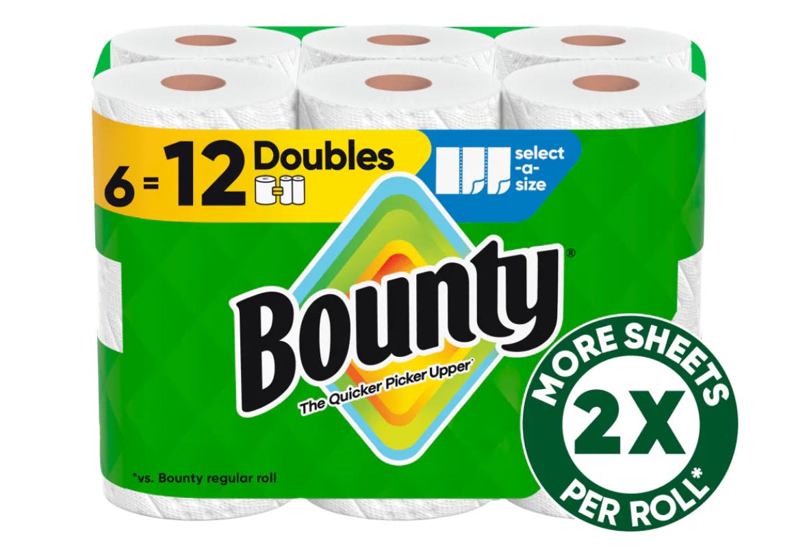 Bounty Paper Towels 6-Pack