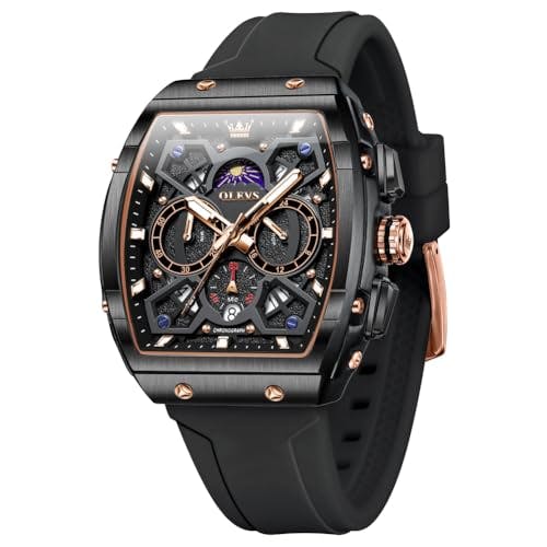 Tonneau Square Skeleton Watch
