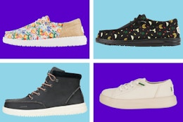 Hey Dude End-of-Season Sale: Adult Shoes for $25, Kids’ for $18 With Code card image