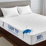 Lux Decor Terry Mattress Cover 2-Pack
