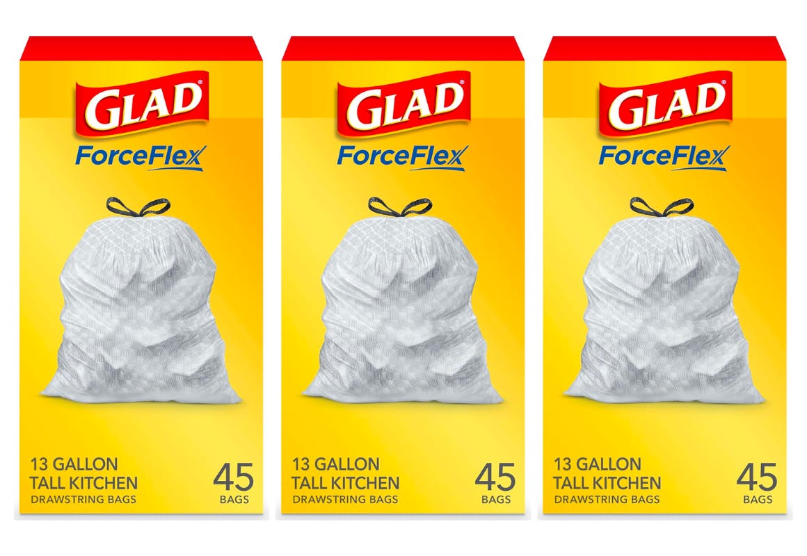 3 Glad Trash Bags