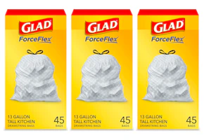 3 Glad Trash Bags