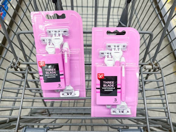 Walgreens Brand Disposable Razors, Just $0.49 per Pack at Walgreens