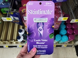 Easy Deal: Skintimate Razors, Only $3 With Dollar General App Coupon card image