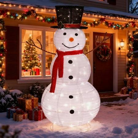 LED Lighted Christmas Snowman