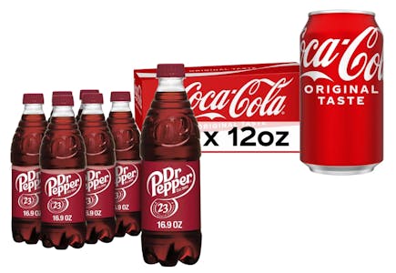3 Coca-Cola + 4 Dr Pepper