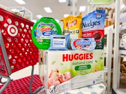 gain lays nudges oddball neutrogena huggies stacked next to target cart