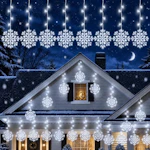 Christmas Snowflake Icicle Lights