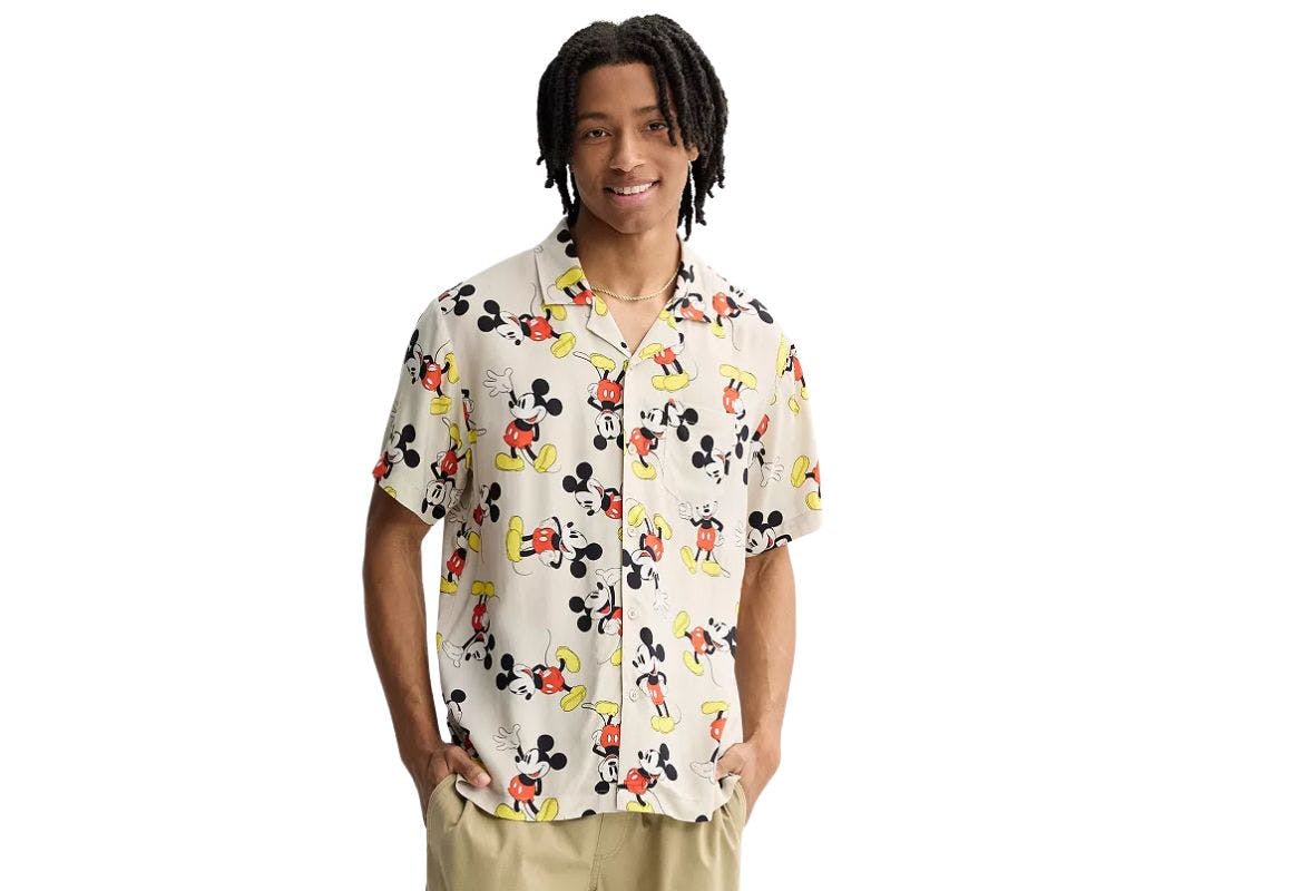 Disney Men's Button-Down Shirt