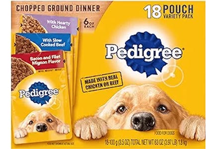 Pedigree Dog Food 18-Pack