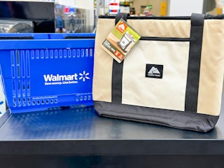Ozark Trail cooler and a Walmart basket