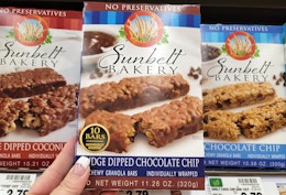 Sunbelt Bakery Granola Bars, as Low as $0.20 at Kroger
