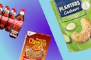 Planters, Coke, Cheerios, and More Amazon Snacks to Stock Your Pantry With card image