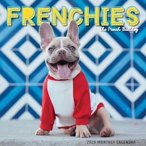 French Bulldog Wall Calendar 2026
