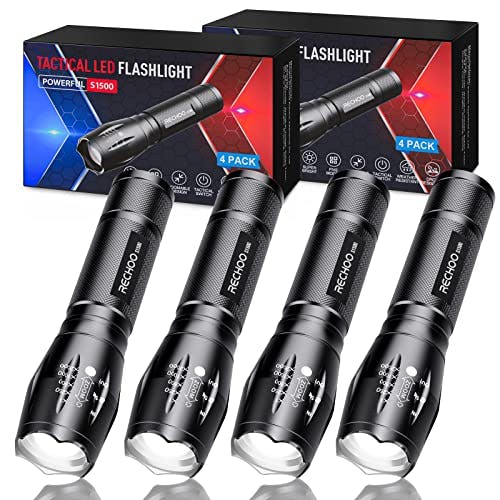Tactical Flashlight 4-Pack