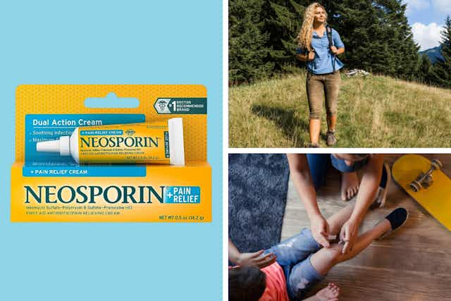 Neosporin + Pain Relief Antibiotic Cream Is as Low as $2.25 on Amazon card image