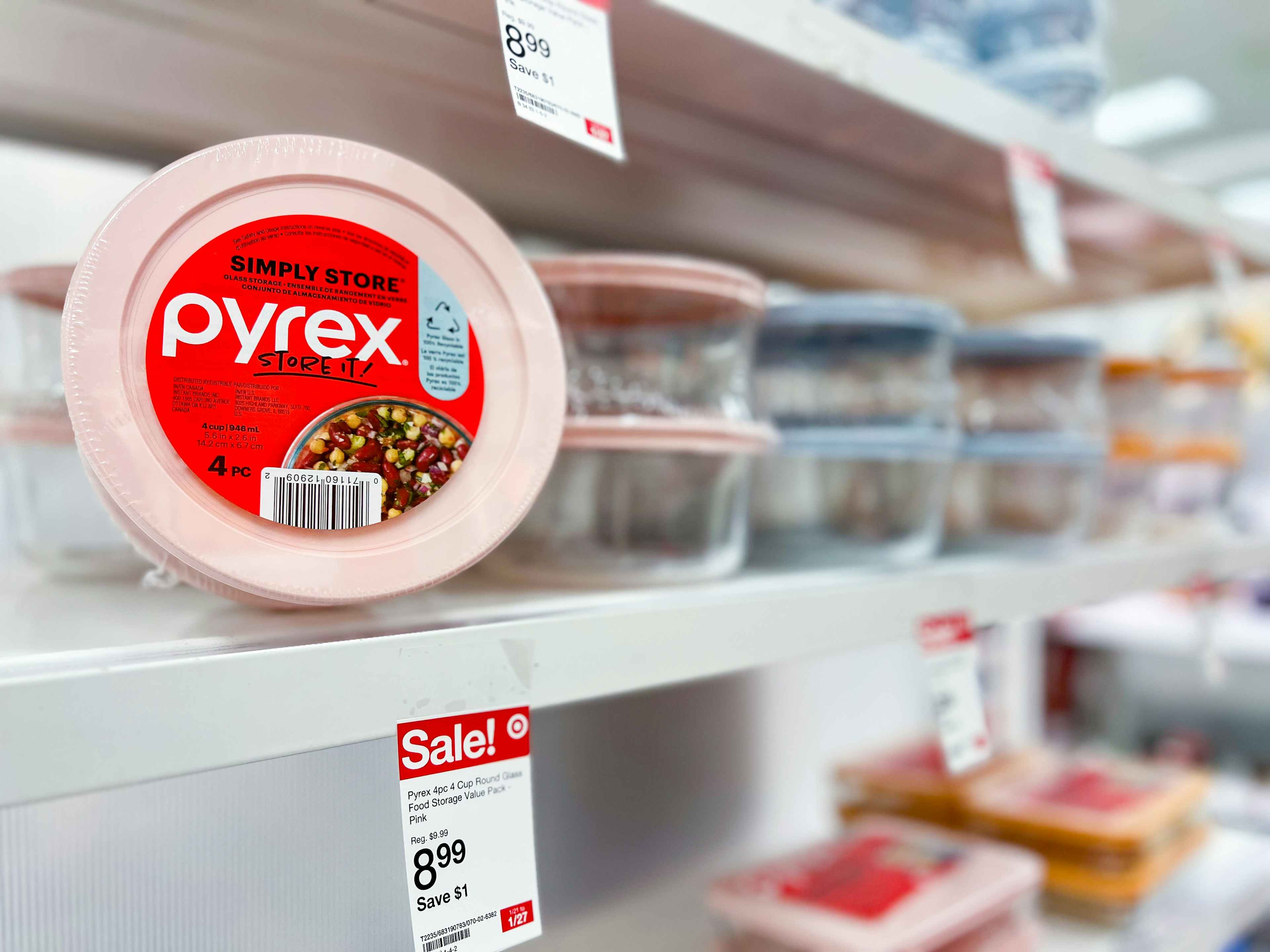Pyrex Glass Value Pack Storage Sets, Only 8.54 at Target — New Colors