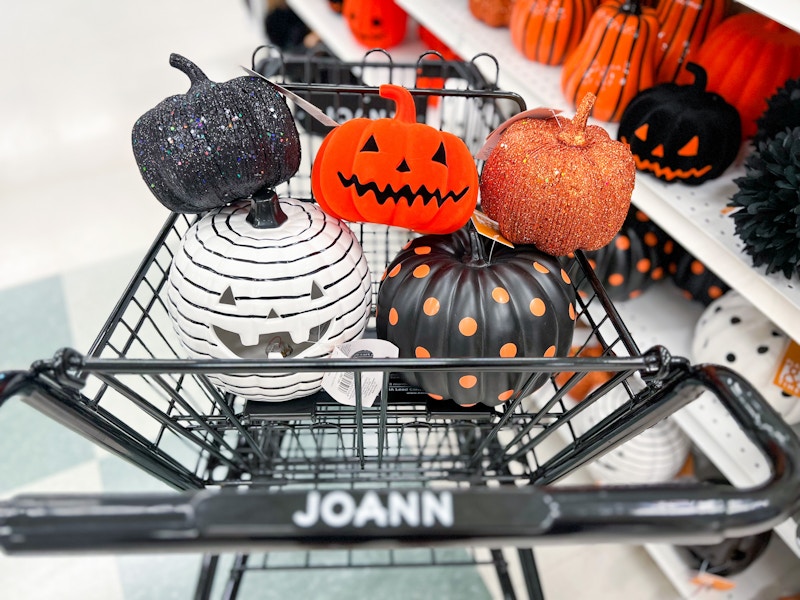 Halloween decor at Joann Fabrics