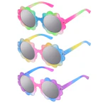 Kids Round Flower Sunglasses 3-Pack