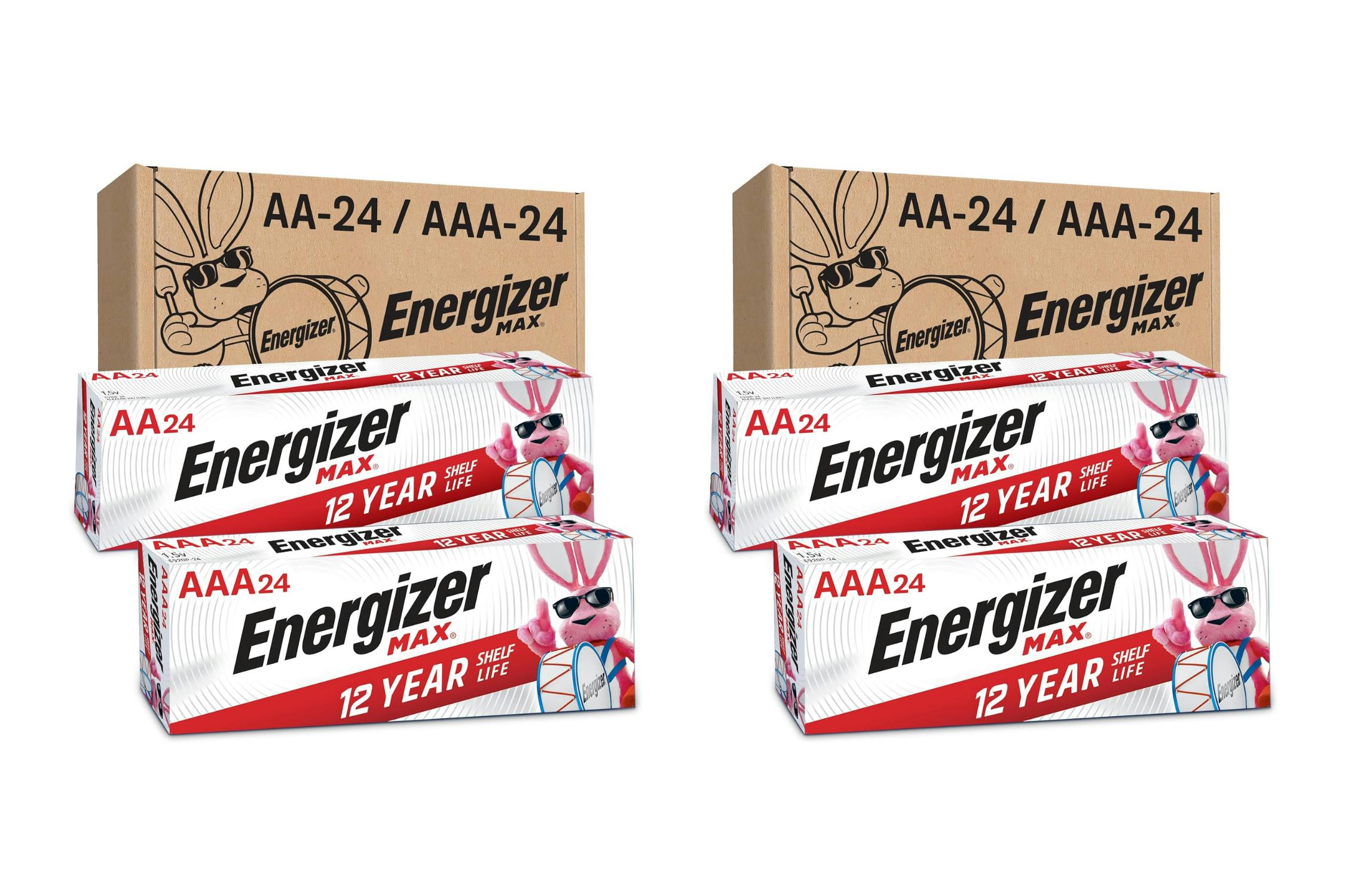 2 Energizer AA & AAA Batteries