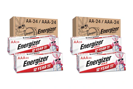 2 Energizer AA & AAA Batteries