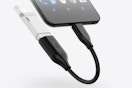 Anker USB-C to USB-A Adapter plugged into a thumb drive and phone.