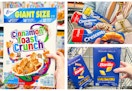 cereal crescents pasta collage