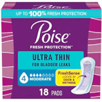 Poise Incontinence Pads