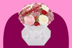Custom Cake: Blush Floral Cupcake Bouquet from the Walmart Bakery