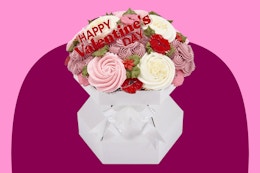 Custom Cake: Blush Floral Cupcake Bouquet from the Walmart Bakery