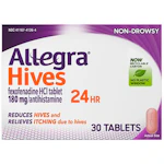 Allegra Hives Antihistamine