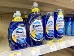 dawn dish soaps on walgreens shelf