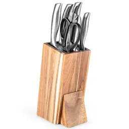 Acacia Wood Knife Block